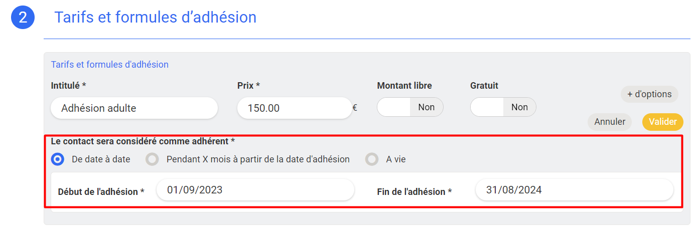 le fonctionnement des adhésions sur assoconnect centre d aide